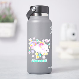 Cute Unicorn - Speciaal Lavender Kinder Klassiek Sticker