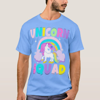 Cute Unicorn Squad Pastel Magical Mythical T-shirt