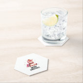 Cute Unicorn Starry Night (4) Kartonnen Onderzetters (Insitu)