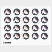 Cute unicorn Sticker (Vel)