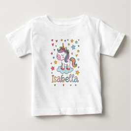 Cute Unicorn T-shirt, Fantasievol Eenhoorn Shirt v
