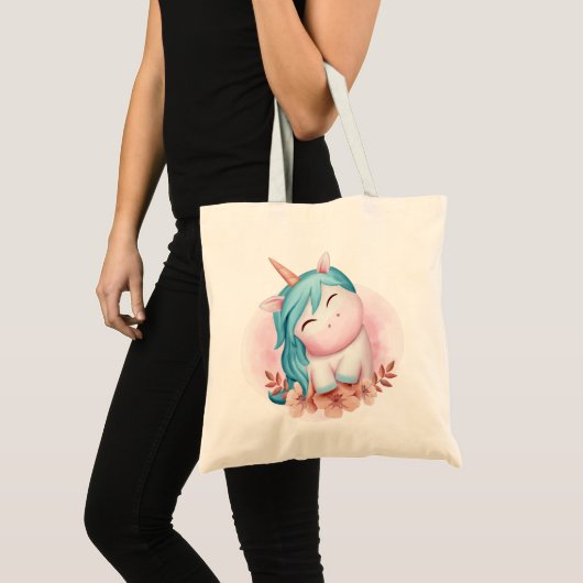 Cute Unicorn Tote Bag (Voorkant (product))