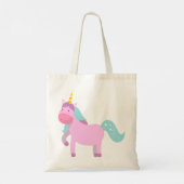 Cute Unicorn Tote Bag – Magische Fantasy Herbruikb (Achterkant)