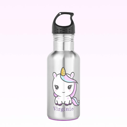 Cute Unicorn Water Fles