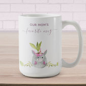 Cute Unicorn Waterverf Mam's favoriet Koffiemok