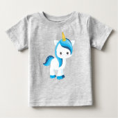 Cute Unicorn, Winter, Snowflakes, Magic Unicorn (Voorkant)