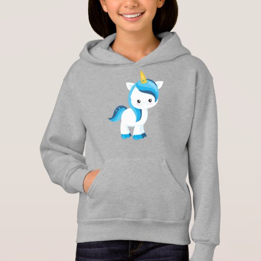 Cute Unicorn, Winter, Snowflakes, Magic Unicorn (Voorkant)