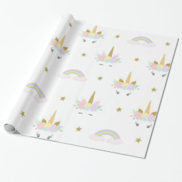 Cute Unicorn Wrapping Paper Cadeaupapier