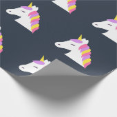 Cute unicorn Wrapping Paper Cadeaupapier (Hoek)