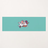 Cute unicorn yogamat (Voorkant (horizontaal))