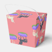 Cute Unicorns Donuts Pattern Bedankdoosjes (Achterkant)