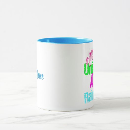 Cute Unicorns en Rainbows Mok (Midden)