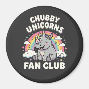Cute Unicorns Fan Club Magische Regenboog Eenhoorn Magneet