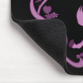 Cute Unicorns Hearts Flowers 3 Muismat (Hoek)