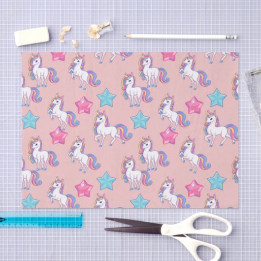 Cute Unicorns Tissuepapier (Craft)