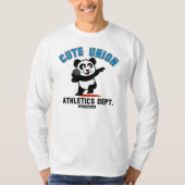 Cute Union Shot Put Panda T-shirt (Voorkant)