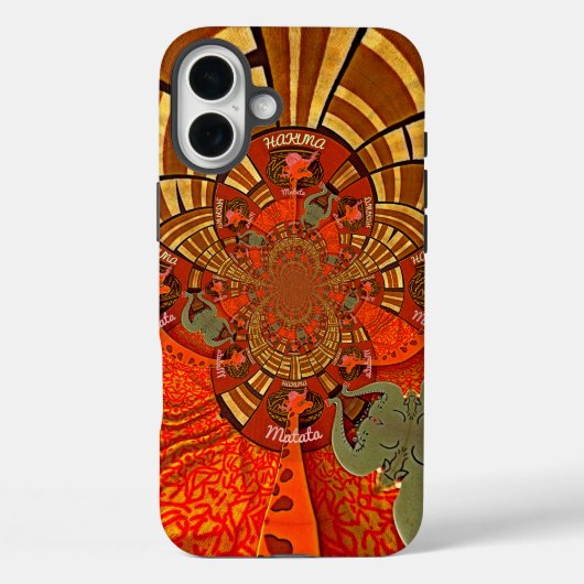 Cute Unique Giraffe Animal Hakuna Matata Design Case-Mate iPhone Case (Achterkant)