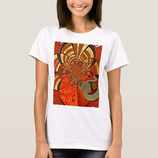 Cute Unique Giraffe Animal Hakuna Matata Design T-shirt (Voorkant)