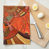 Cute Unique Giraffe Animal Hakuna Matata Design Theedoek (Quarter Fold)