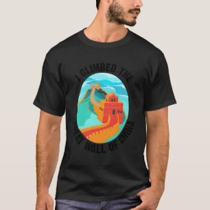 Cute Unique I klikte de Grote Muur van China Gift T-shirt