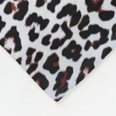 Cute Unique Mixed Leopard Zebra Animal Print Fleece Deken (Hoek)