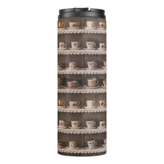 Cute Unique Retro Funny Cool Coffee of Tea Thermosbeker (Achterkant)