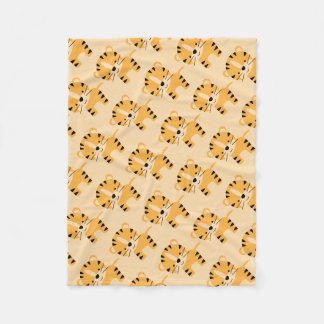 Cute Unisex Baby Tiger Fleece Deken