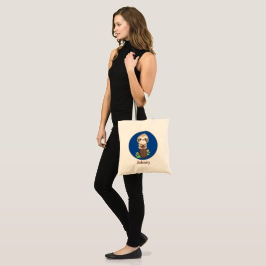 Cute unisex sloth animal tote bag (Voorkant (model))