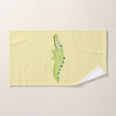 Cute Unisex Waterverf Crocodile Safari Baby/Child Bad Handdoek (Handdoek)
