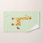 Cute Unisex Waterverf Giraffe Safari Baby/Child Bad Handdoek (Handdoek)