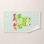 Cute Unisex Waterverf Oerwoud Kikker Baby/Kind Bad Handdoek (Handdoek)