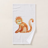 Cute Unisex Waterverf Oerwoud Monkey Baby/Child Bad Handdoek (Handdoek)