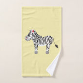 Cute Unisex Waterverf Zebra Safari Baby/Child Bad Handdoek (Handdoek)