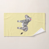 Cute Unisex Waterverf Zebra Safari Baby/Child Bad Handdoek (Handdoek)