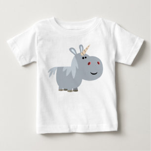 Cute unscable Cartoon Unicorn Baby T-Shirt