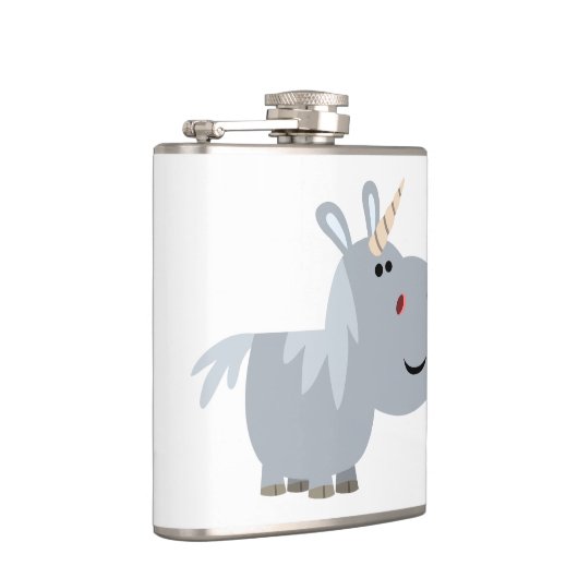 Cute unscable Cartoon Unicorn Hip Flask Heupfles (Rechts)