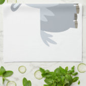 Cute unscable Cartoon Unicorn Kitchen Towel Theedoek (Gevouwen)