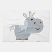 Cute unscable Cartoon Unicorn Kitchen Towel Theedoek (Horizontaal)