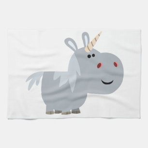 Cute unscable Cartoon Unicorn Kitchen Towel Theedoek