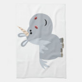Cute unscable Cartoon Unicorn Kitchen Towel Theedoek (Verticaal)