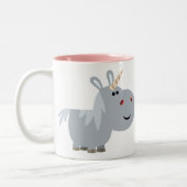 Cute unscable Cartoon Unicorn Mok (Links)