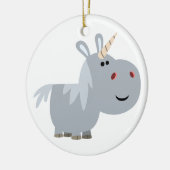 Cute unscable Cartoon Unicorn Ornament (Links)