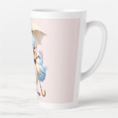 Cute Vader Vogel Latte Mok Gift (Rechts)