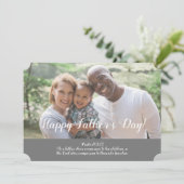 Cute Vaderdag Feestdagenkaart (Staand voorkant)