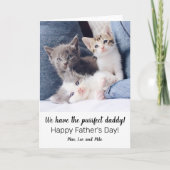 Cute-vaderdag-kaart van mestbabby's kaart (Voorkant)