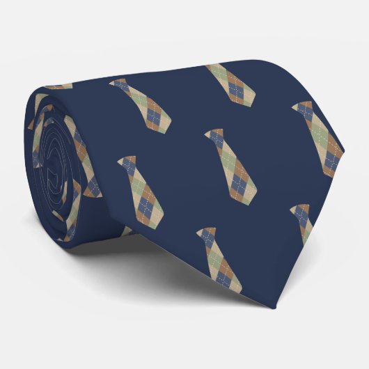 Cute Vaderdag Stropdas (Opgerold)