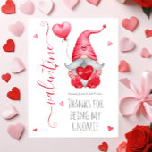 Cute Valentijn Bedankt voor mijn Gnomie Kaart