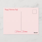 Cute Valentijn Cat Couple Briefkaart (Achterkant)