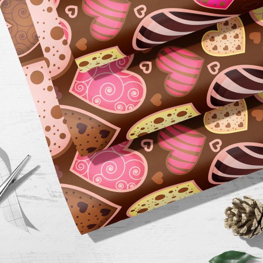 Cute Valentijn Cookies | Valentijn Gift Wrap Cadeaupapier