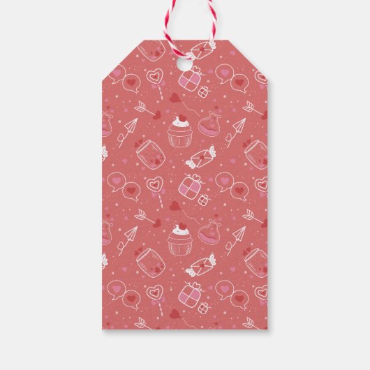 Cute Valentijn Day Gift Labels Cadeaulabel (Achterkant)